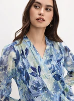 Blouse à motif floral