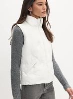 Veste matelassée à détail de séquins