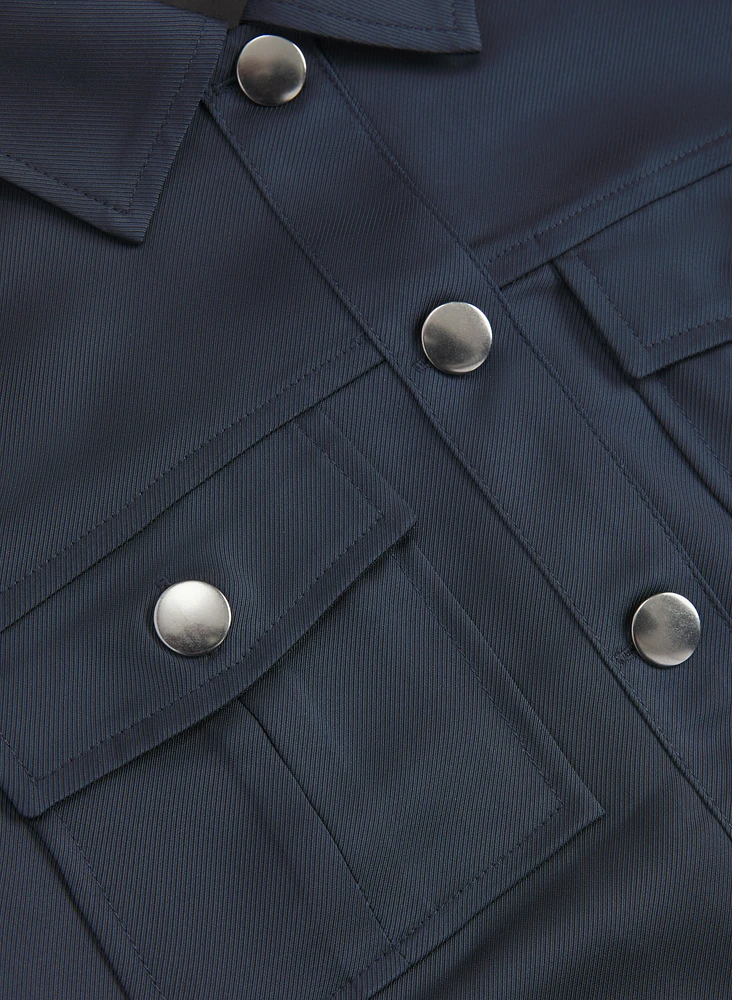 Veste à manches bouffantes