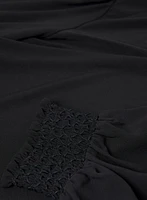 High Neck Chiffon Blouse