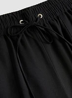 Essential Pull-On Drawstring Capris
