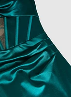 Robe-corset à découpes