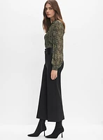 Pantalon gaucho à enfiler