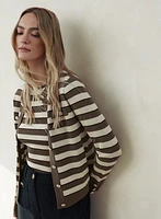 Striped Sleeveless Sweater