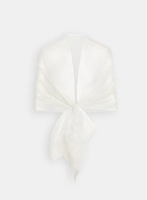 Foulard en organza à fini scintillant