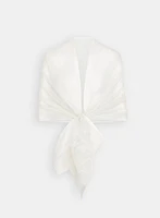 Foulard en organza à fini scintillant