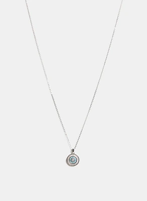 Collier à pendentif en oeil
