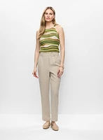 Camisole en tricot à maille ouverte