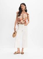 Floral Chiffon Blouse