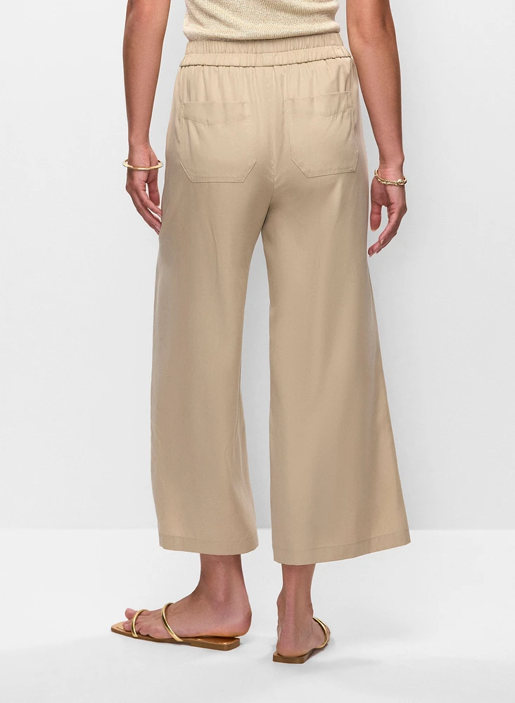 Pantalon habillé à enfiler en tencel