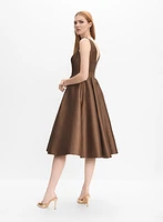 Robe ajustée et évasée