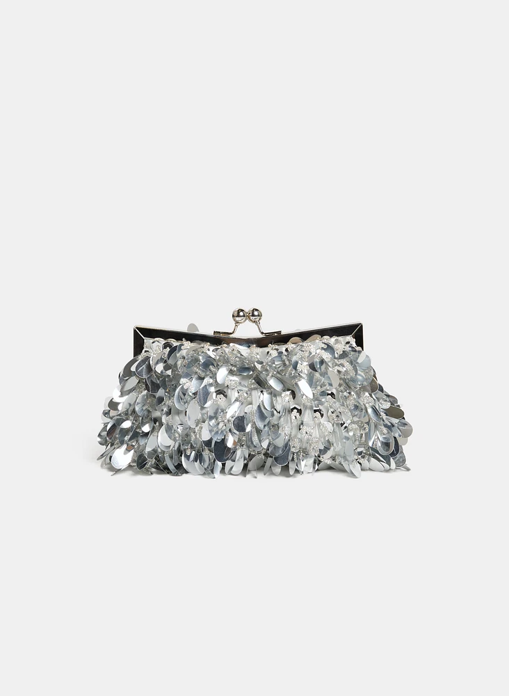 Beaded Shell Sequined Bag