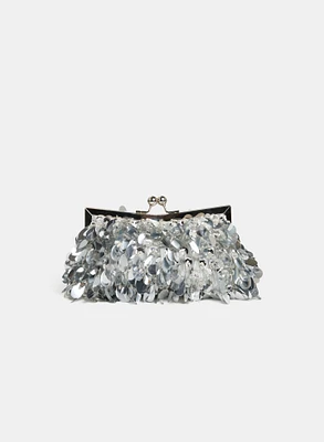 Pochette à billes et paillettes