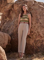 Camisole en tricot à maille ouverte
