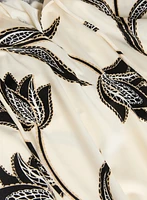 Floral Tie Detail Top