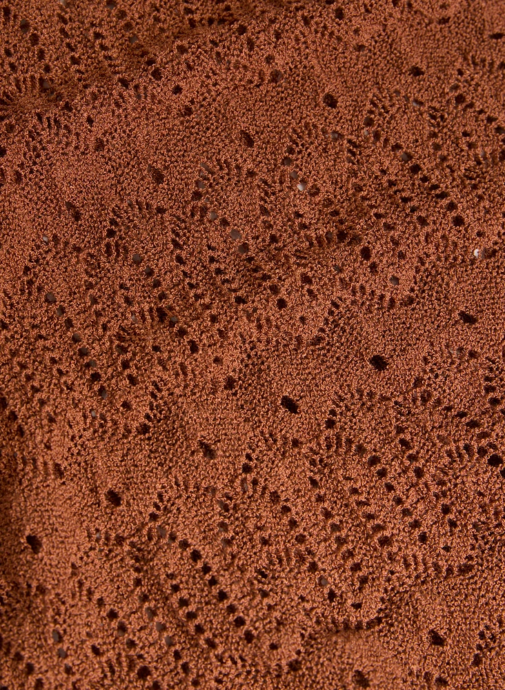 Pull léger en tricot ajouré