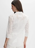 Joseph Ribkoff - Blouse à oeillets floraux
