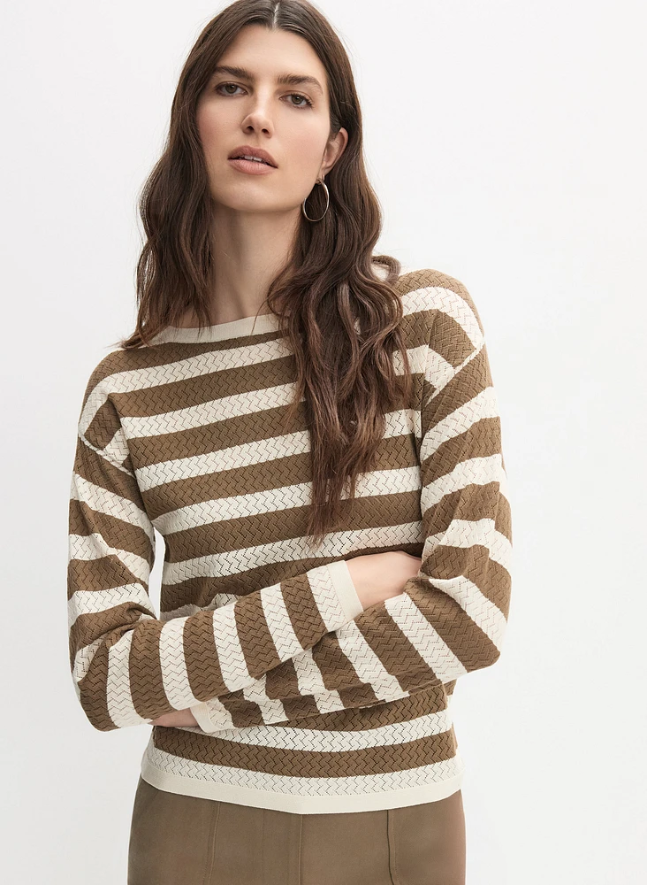 Pull à rayures