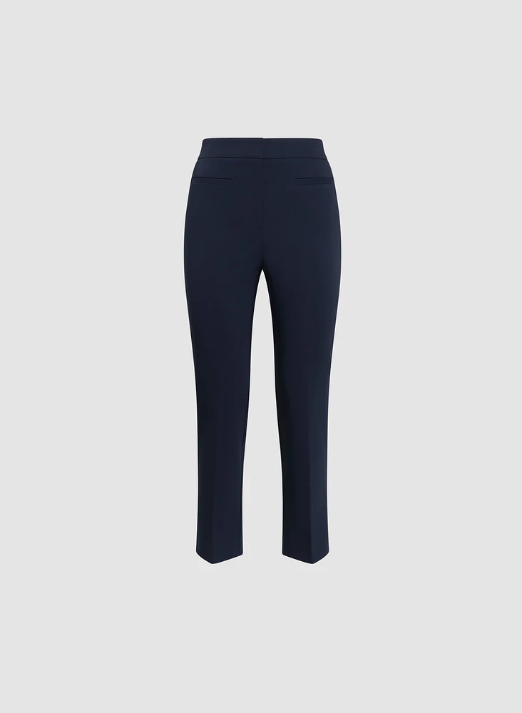 Pantalon à jambe étroite avec poches passepoilées