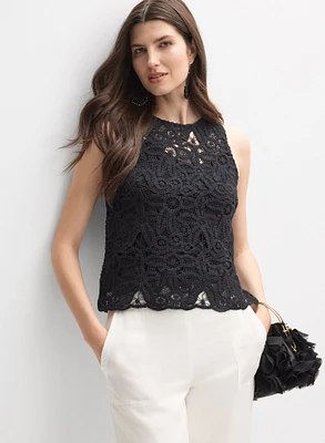 Débardeur en crochet