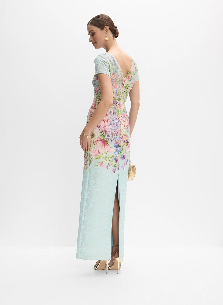 Adrianna Papell - Robe à imprimé floral
