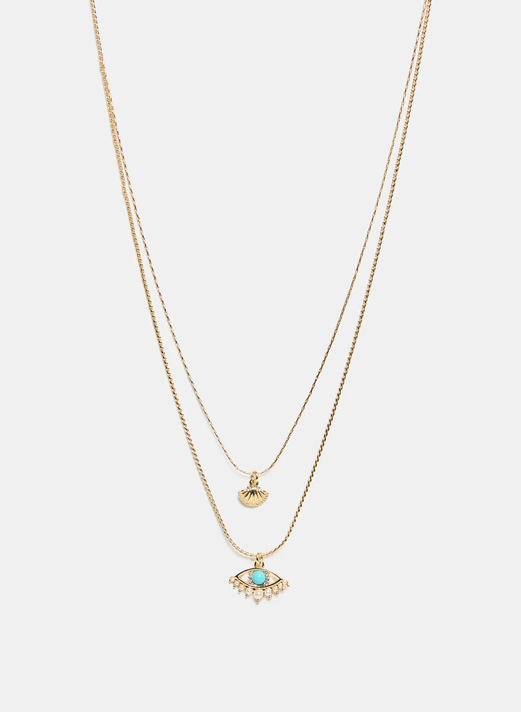 Tiered Pendant Necklace