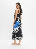 Robe de nuit à motif abstrait