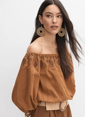 Off-The-Shoulder Blouse