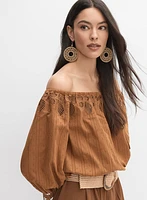 Off-The-Shoulder Blouse