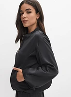Veste aviateur en satin