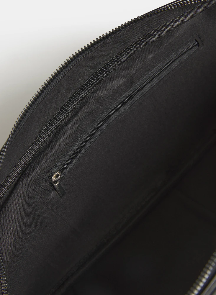Vegan Leather Baguette Bag