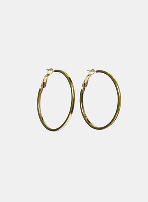Metal Hoop Earrings