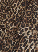 Tiered Leopard Print Dress