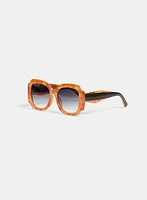 Oversized Marbled Sunglasses