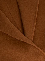 Notch Collar Wool-Blend Coat