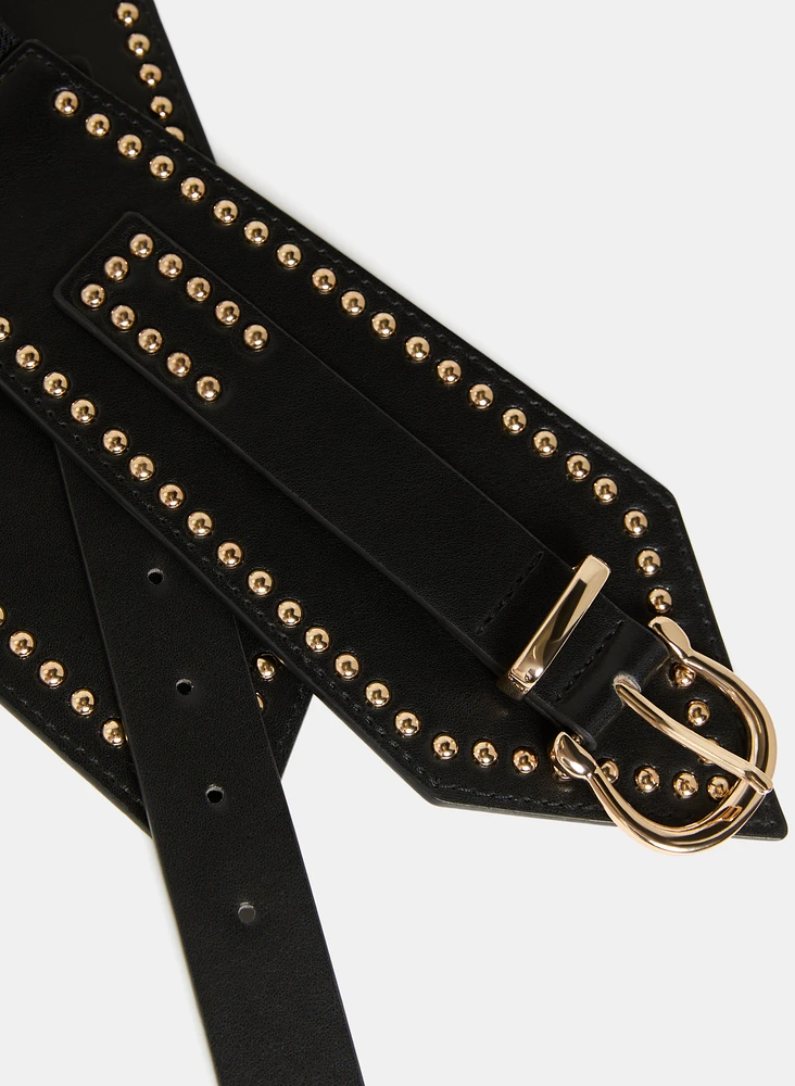 Stud Embellished Belt