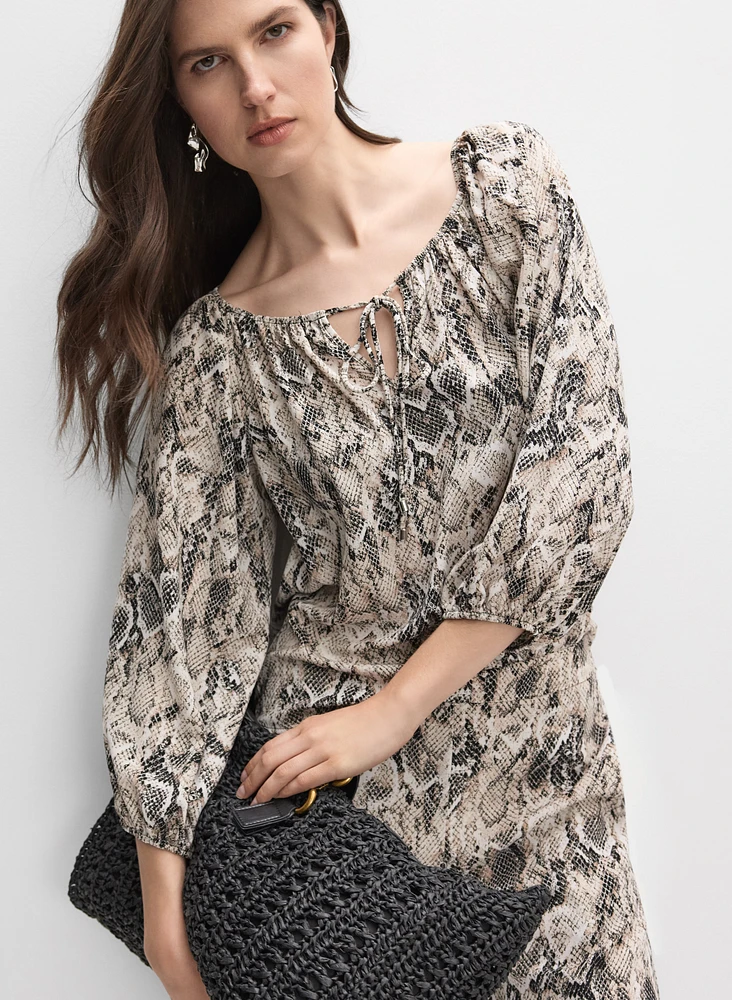 Joseph Ribkoff - Snake Print Blouse