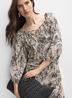 Joseph Ribkoff - Snake Print Blouse