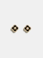 Resin Clover Earrings