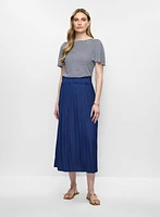 Striped Flare Sleeve T-Shirt