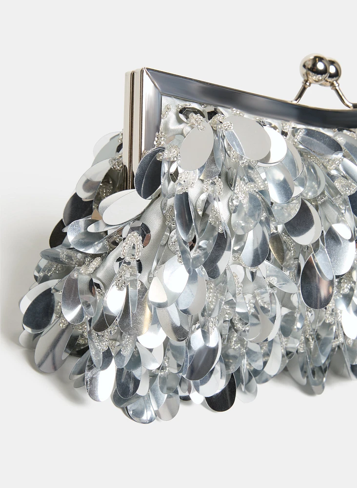 Beaded Shell Sequined Bag
