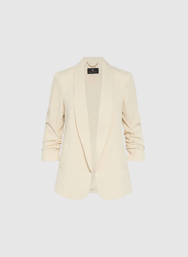 Lightweight Textured Blazer