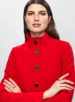 Trench mi-long en tricotine
