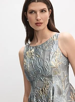 Floral Jacquard Dress
