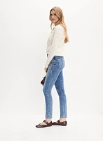 Rhinestone Detail Jeans