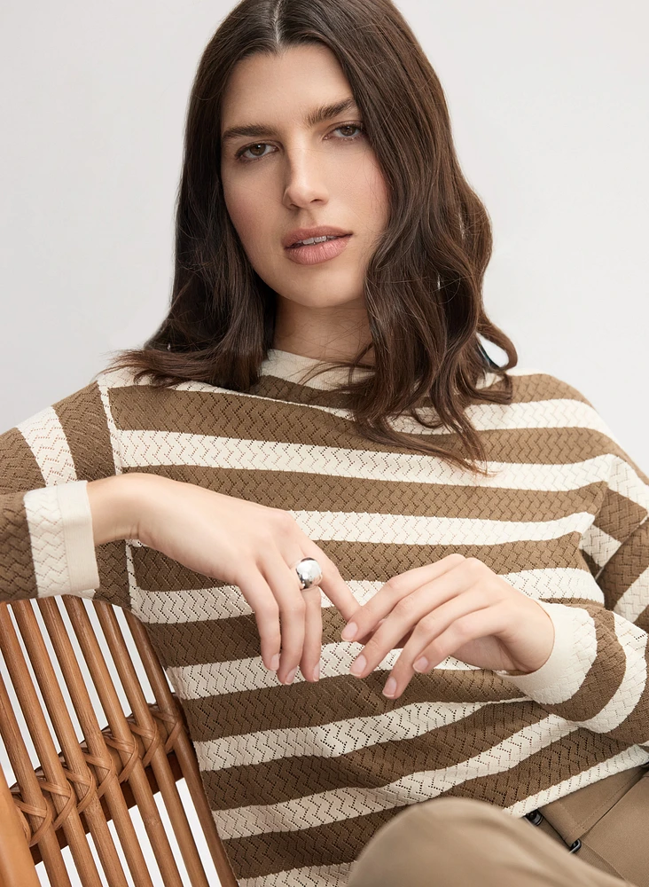 Pull à rayures