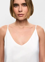 Camisole en satin Essentiels