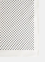 Polka Dot Print Scarf