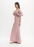 Bouffant Sleeve Dress