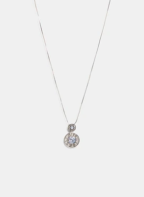 Rhinestone Pendant Necklace